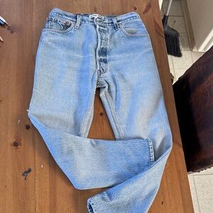 Re Done Levi’s 501s.